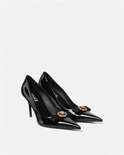 versace nere e oro|DÉCOLLETÉ E SLINGBACK DONNA .